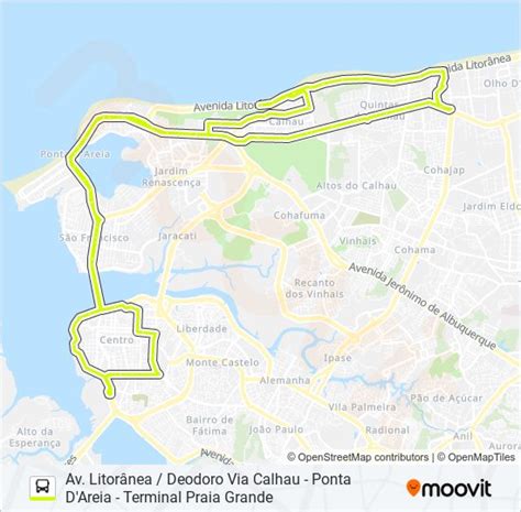 T Calhau Litor Nea Route Schedules Stops Maps Av Litor Nea