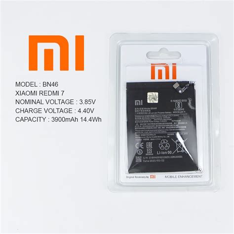 Jual BATERAI BATTERY ORIGINAL 100 XIAOMI BN46 XIAOMI REDMI 7 REDMI