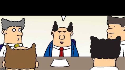 Dilbert's Boss Blank Template - Imgflip