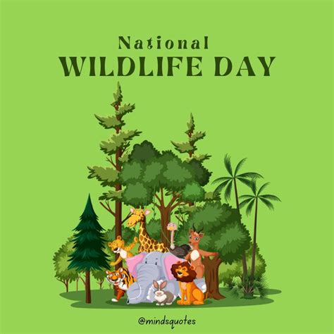 52 Popular National Wildlife Day Quotes, Wishes, Messages