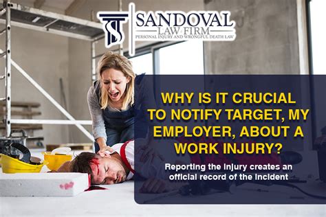 Why Is It Crucial To Notify Target My Employer About A Work Injury