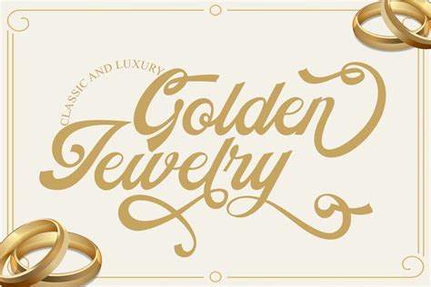 Golden Jewelry Font Download Fonts