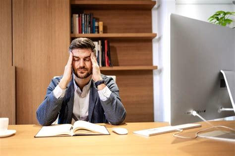 Premium Photo Businessman Feeling Stressed And Having Bad Day At Work