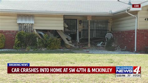 Car Crashes Into Home In Southwest Oklahoma City Oklahoma City