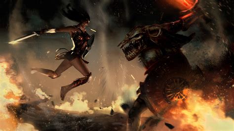 2048x1152 Wonder Woman Vs Ares 2048x1152 Resolution HD 4k Wallpapers ...