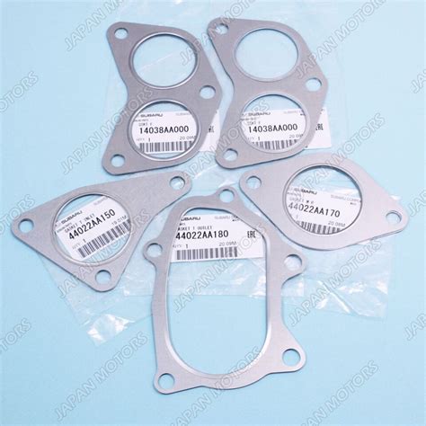 Genuine Subaru Exhaust Manifold Gasket Kit Up Down Pipe Turbo Wrx Xt