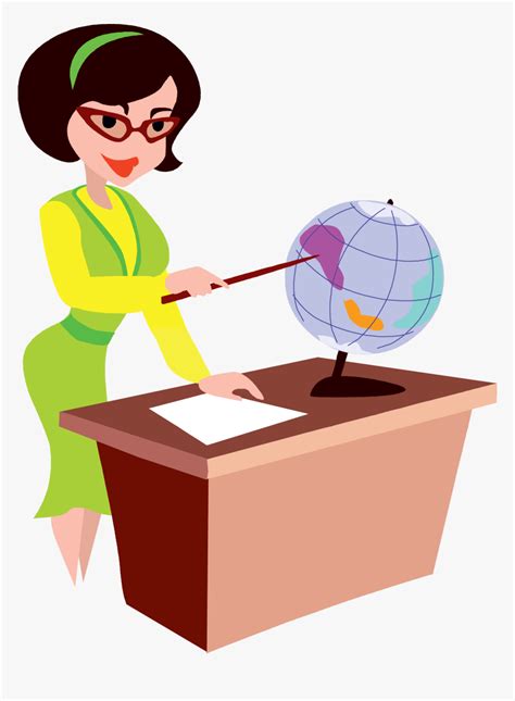 Teacher Clipart  Transparent Moving Teacher  Png