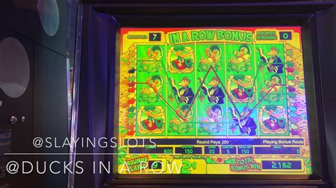 Ducks In A Row Slot Machine Multiple Bonus Games Youtube