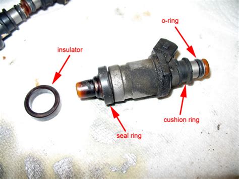 Leaking Fuel Injector Seal Motor Vehicle Maintenance Repair Stack