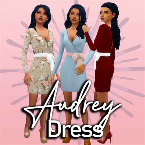 Audrey Dress The Sims 4 Create A Sim Curseforge