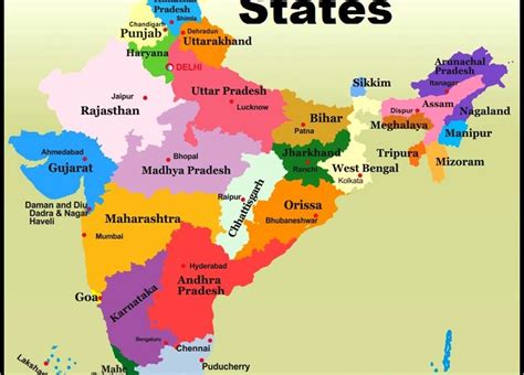 Indian States & their Capitals - Sikhyarthi - An Online Education