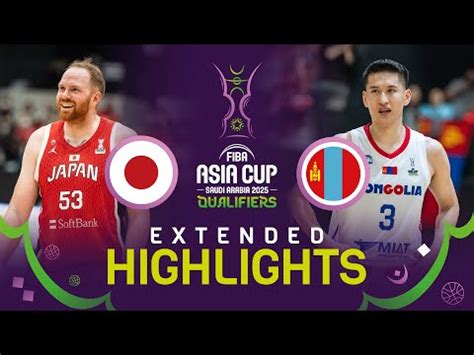 Japan Vs Mongolia St Round Fiba Asia Cup Qualifiers Fiba