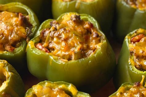 Kevin Belton Stuffed Green Bell Peppers Recipe Oh Snap Cupcakes