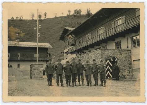 Orig Foto Gebirgsj Ger Musiker Gjr Am Eingang Kaserne Kempten