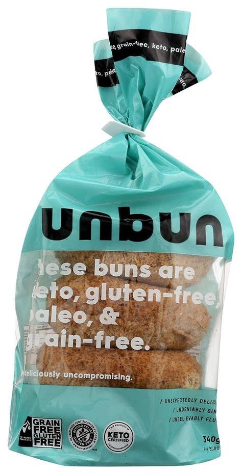 Unbun Buns Keto Certified Grain Free Gluten Free