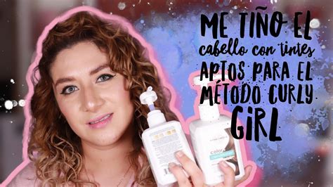 ME TIÑO EL CABELLO CON TINTES APTOS PARA EL MÉTODO CURLY GIRL CABELLO