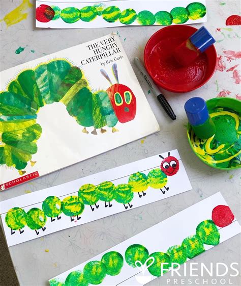 Eric Carle Hungry Caterpillar Craft The Very Activities Art