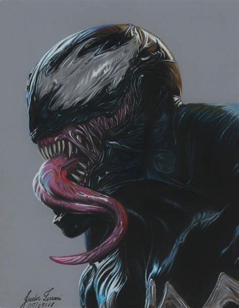 Realistic Venom Marvel Concept Art