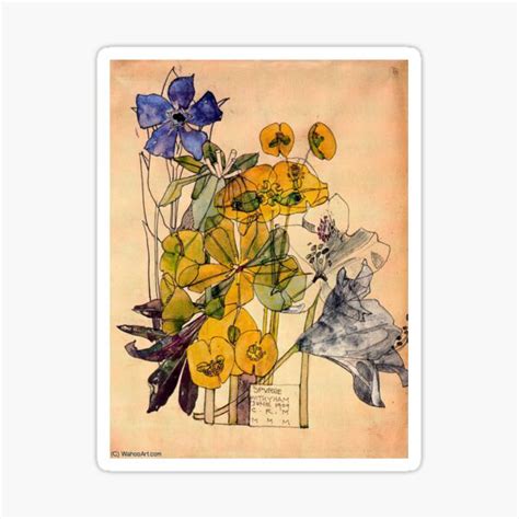 Charles Rennie Mackintosh Sticker For Sale By Reda Design Redbubble