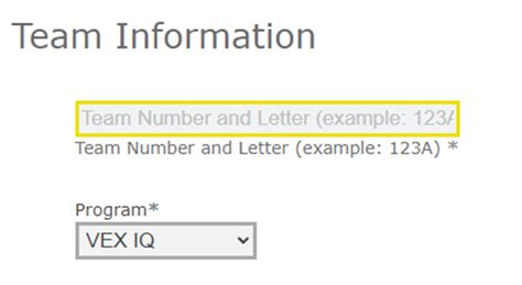 Vex Iq Robotics Competition Consent Form Instructions Public