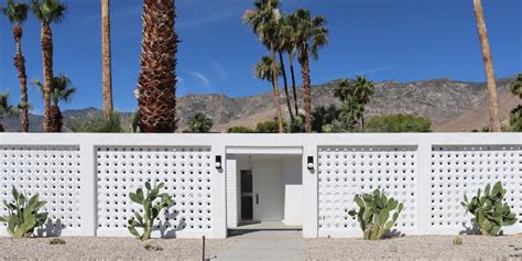 Photos Of Palm Springs Homes That Feature Breeze Blocks Tesselle