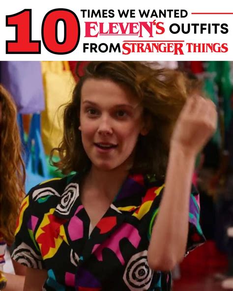 10 Times We Wanted Eleven S Outfits From Stranger Things Nostalchicks