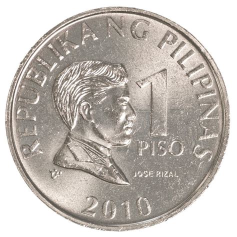 1 Philippine Peso Coin Stock Photo Image Of Market Jose 91502666