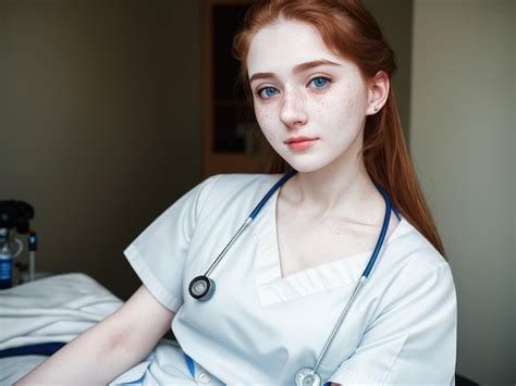 Uma Mulher De Uniforme Branco Com Um Estetoscópio Em Volta Do Pescoço