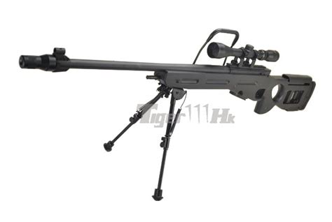 Snow Wolf Sv Bolt Action Sniper With Scope Black Airsoft