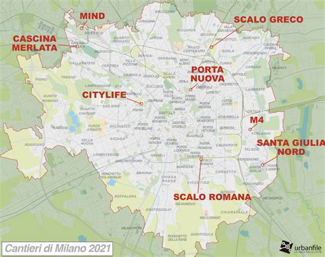 Mappa Milano Totale Urbanfile