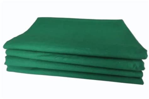 Green Reusable Pure Cotton Hospital Bedsheet 60 Inch 90 Inch At Rs