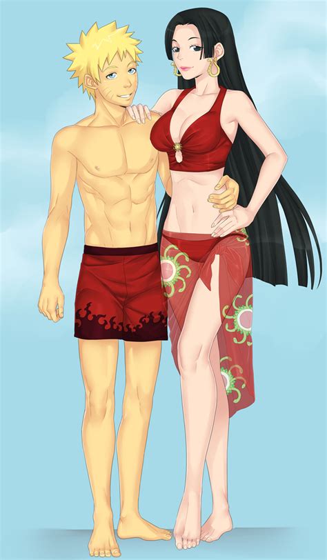 Naruto And Boa Hancock By Linart On Deviantart