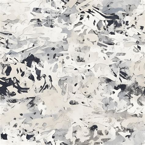 Premium AI Image Dirty Camouflage Fabric Texture White Snow Color