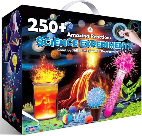 UNGLINGA Kit Científico con 250 Experimentos para Niños Kit de