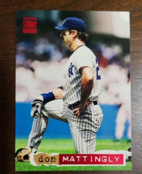 1994 Topps Stadium Club 195 Don Mattingly For Sale Online EBay