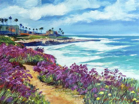 Laguna Shores Painting By David Lloyd Glover Fine Art America