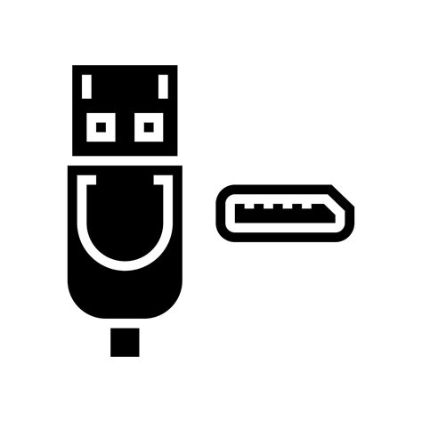 dp displayport glyph icon vector illustration 21245571 Vector Art at ...