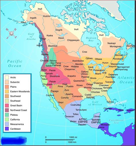 United States Native American Map