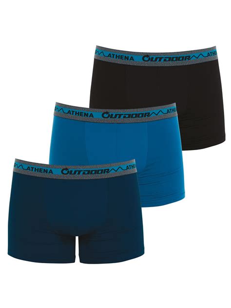 Lot de 3 boxers recyclé homme Outdoor Athéna Homme Daxon