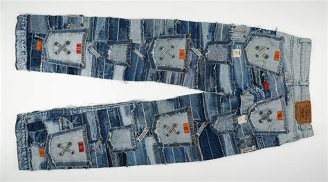 Vintage Levis 505 Patchwork Multipocket Denim Custom Jeans Usa Grailed