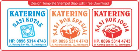 Contoh Stempel Konter Hp Materi Belajar Online