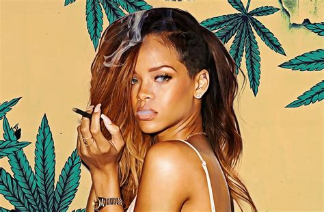 Rihanna Smoking A Joint