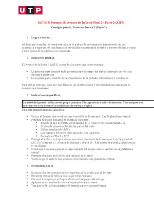 Semana 14 Formato Avance De Informe Final 3 Parte 1 DE INFORME