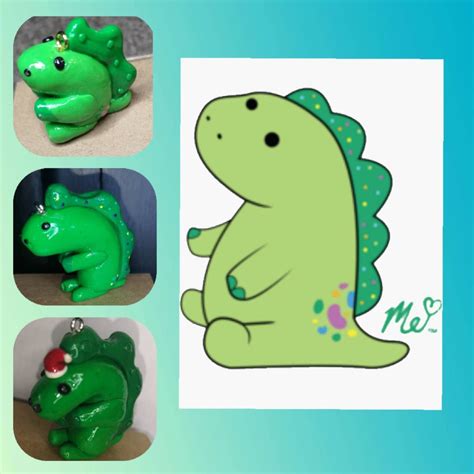 Moriah Elizabeth Designs Into Charms Pickle The Dinosaur Etsy