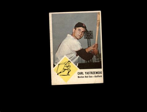 Fleer Carl Yastrzemski Vg Ex D Ebay