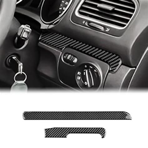 Buy Kungkic For Volkswagen Vw Golf 6 Gti Mk6 Carbon Fiber Accessory Car