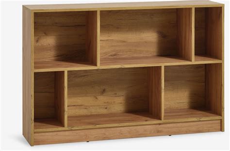 Bookcase Mosbjerg Shelves Oak Colour Jysk