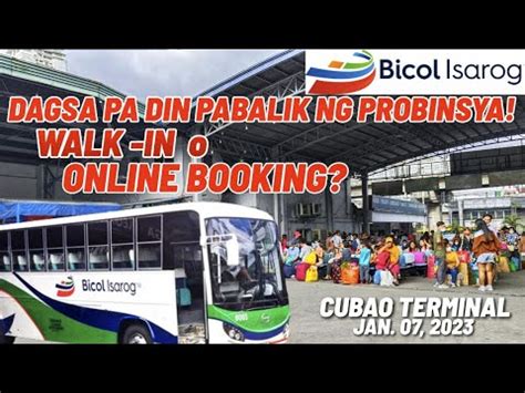 Bicol Isarog Cubao Terminal Update Provincial Bus Update Lemtv