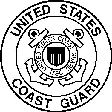 Us Coast Guard Logo Black And White Clip Art Library