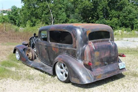 1934 Oldsmobile Rat Rod Coupe Tudor Ratrod Hotrod Bagged Custom Rat 350 ...